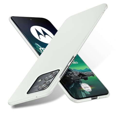 Bastmei für Motorola Moto Edge 40 Neo Hülle, Ultraleicht Ultradünn Kratzfest rutschfest Kameraschutz Mattierte Textur Hart PC Handyhülle Hülle für Motorola edge40 neo 6,55 Zoll (Aschfarben) von Bastmei