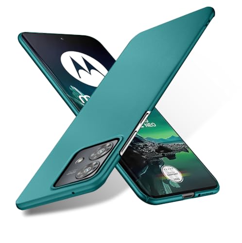 Bastmei für Motorola Moto Edge 40 Neo Hülle, Ultraleicht Ultradünn Kratzfest rutschfest Kameraschutz Mattierte Textur Hart PC Handyhülle Hülle für Motorola edge40 neo 6,55 Zoll (Grün) von Bastmei