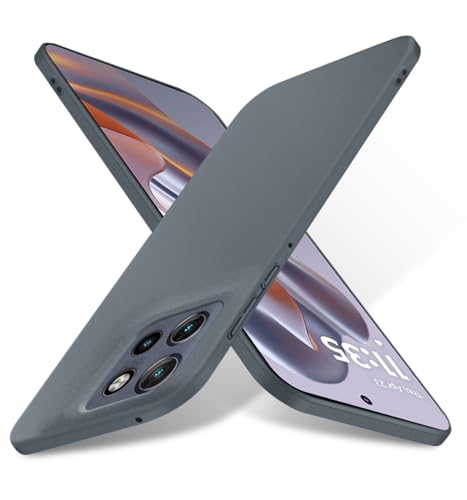 Bastmei für Motorola Moto Edge 50 Neo Hülle, Ultraleicht Ultradünn Kratzfest rutschfest Kameraschutz Mattierte Textur Hart PC Handyhülle Hülle für Motorola edge50 neo 6,36" (Grau) von Bastmei