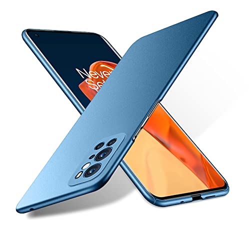 Bastmei für OnePlus 9 Pro 5G Hülle (2021), Ultraleicht Ultradünn Kratzfest rutschfest Kameraschutz Mattierte Textur Hart PC Handyhülle Hülle für OnePlus 9 Pro 5G (Blau, Mattierte) von Bastmei