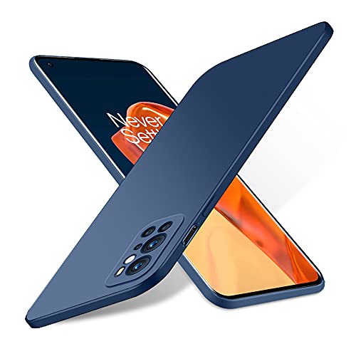Bastmei für OnePlus 9 Pro 5G Hülle (2021) 【Rutschfestes, Mattes Finish】 Abdeckung mit weichem TPU-Bildschirm und Kameraschutz Samtweiches Futter Stoßdämpfend für OnePlus 9 Pro 5G (Blau) von Bastmei
