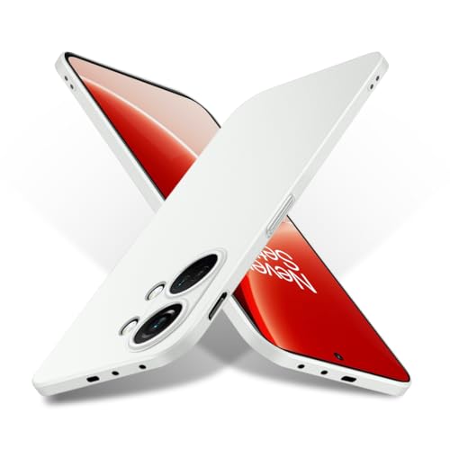 Bastmei für Oneplus Nord 3 5G Hülle, Ultraleicht Ultradünn Kratzfest rutschfest Kameraschutz Mattierte Textur Hart PC Handyhülle Hülle für Oneplus Nord 3 5G (Aschfarben) von Bastmei