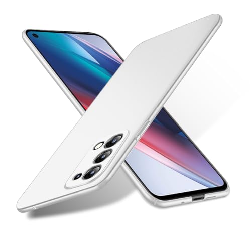 Bastmei für Oppo Find X3 Lite Hülle, Ultraleicht Ultradünn Kratzfest rutschfest Kameraschutz Mattierte Textur Hart PC Handyhülle Hülle für Oppo Find X3 Lite (Aschfarben) von Bastmei