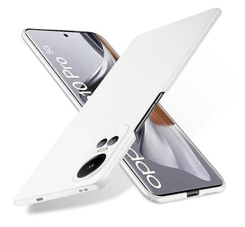 Bastmei für Oppo Reno 10 Pro 5G Hülle, Ultraleicht Ultradünn Kratzfest rutschfest Kameraschutz Mattierte Textur Hart PC Handyhülle Hülle für Oppo Reno 10 Pro 5G (Aschfarben) von Bastmei