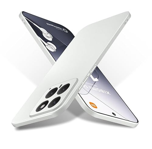 Bastmei für Xiaomi 14 5G Hülle, Ultraleicht Ultradünn Kratzfest rutschfest Kameraschutz Mattierte Textur Hart PC Handyhülle Hülle für Xiaomi 14 5G (Aschfarben) von Bastmei