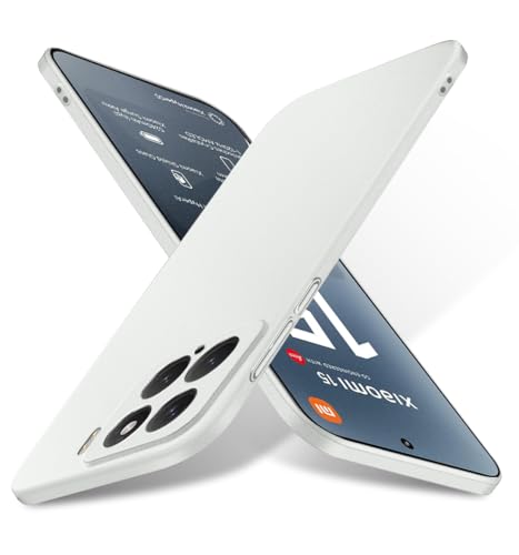 Bastmei für Xiaomi 15 5G Hülle, Ultraleicht Ultradünn Kratzfest rutschfest Kameraschutz Mattierte Textur Hart PC Handyhülle Hülle für Xiaomi Mi 15 (Aschfarben) von Bastmei