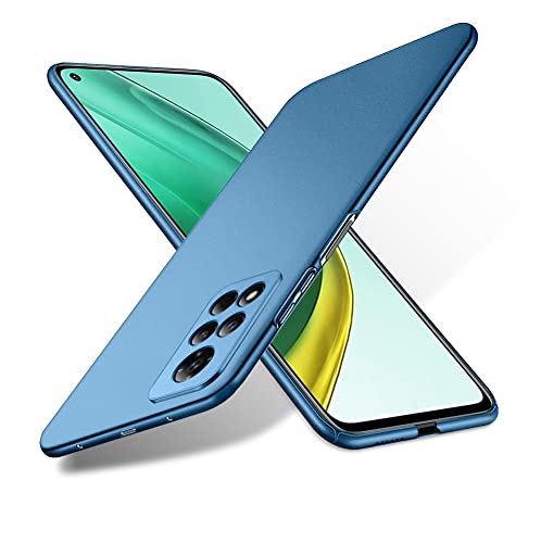 Bastmei für Xiaomi Mi 10T/ Mi 10T Pro 5G Hülle, Ultraleicht Ultradünn Kratzfest rutschfest Kameraschutz Mattierte Textur Hart PC Handyhülle Hülle für Xiaomi Mi 10T/ Mi 10T Pro (Blau, Mattierte) von Bastmei