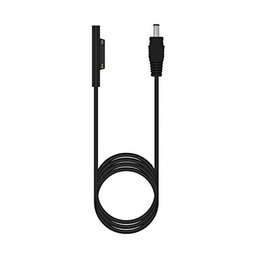 BatPower 60W ES4 Surface Ladekabel Netzkabel Kompatibel mit Microsoft Surface Book Laptop 4 3 2 1 Surface Pro X 7 6 5 4 3 Go Surface Powerbank Externer Akku Tragbares Ladegerät Ladekabel von BatPower