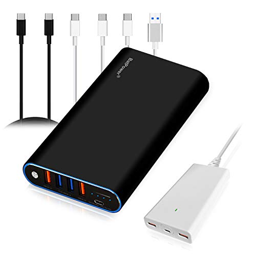 BatPower 98Wh Hohe Energie Laptop USB C Powerbank Kompatibel mit MacBook Pro Air USB-C Laptop Tragbares Ladegerät Externer Akku & Ultra dünn 120W PD USB-C Netzteil, USB Fast Charge Tablette smartphone BatPower 98Wh Hohe Energie Laptop USB C Powerbank Kompatibel mit MacBook Pro Air USB-C Laptop Tragbares Ladegerät Externer Akku & Ultra dünn 120W PD USB-C Netzteil, USB Fast Charge Tablette smartphone von BatPower