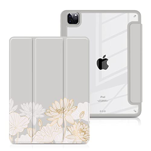 Batianda Hybrid-Schutzhülle für iPad Pro 27,9 cm (11 Zoll) 2022 2021 (3. Generation) / iPad Pro 11 Zoll 2. 2020 [eingebauter Stifthalter] Stoßfeste Abdeckung mit klarer, transparenter Rückschale von Batianda