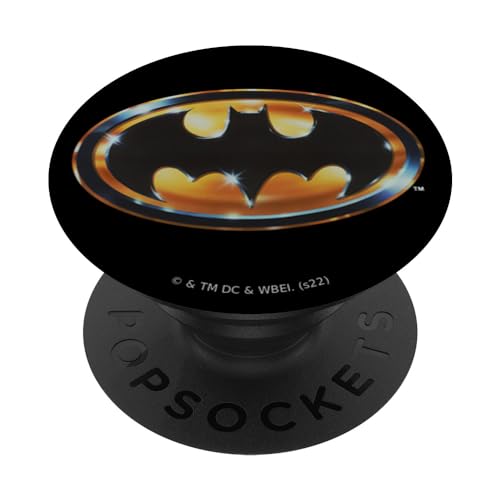 Batman (1989) Batman Shiny Logo PopSockets mit austauschbarem PopGrip von Batman