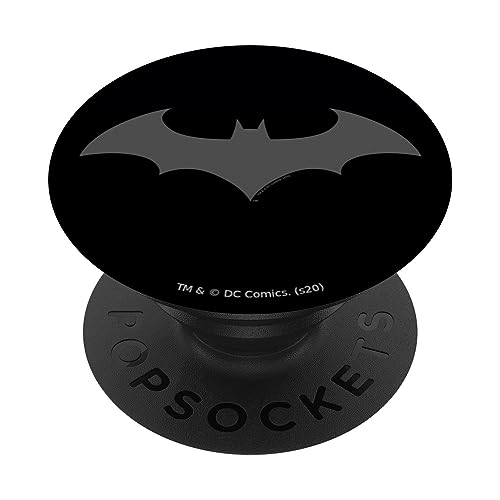 Batman Hush Logo Grey PopSockets mit austauschbarem PopGrip von Batman