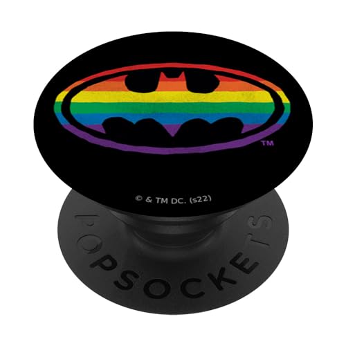 Batman Pride Rainbow Logo PopSockets mit austauschbarem PopGrip von Batman