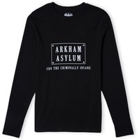 Batman Villains Arkham Asylum Unisex Long Sleeve T-Shirt - Schwarz - XS von Batman