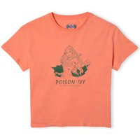 Batman Villains Poison Ivy Damen Cropped T-Shirt - Korallenrot - XL von Batman