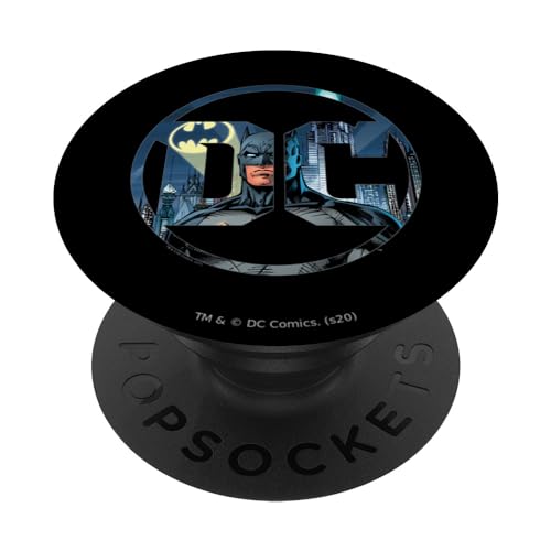 PopSockets Batman DC Comics Logo PopSockets PopGrip: Ausziehbarer Sockel und Griff für Handys/Tablets mit Tauschbarem Top von Batman