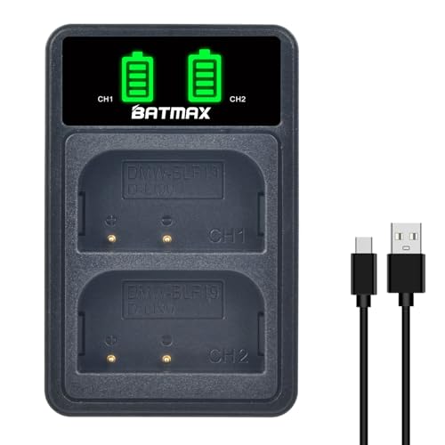 Batmax Rapid LCD Dual integriertes USB Akku-Ladegerät für Panasonic DMW-BLF19 DMW-BLF19E Panasonic Lumix DMC-GH3 DMC-GH3A DMC-GH3H DMC-GH4 DMC-GH4H DC-GH5 DC-GH5S Kamera Akkus Batmax Rapid LCD Dual integriertes USB Akku-Ladegerät für Panasonic DMW-BLF19 DMW-BLF19E Panasonic Lumix DMC-GH3 DMC-GH3A DMC-GH3H DMC-GH4 DMC-GH4H DC-GH5 DC-GH5S Kamera Akkus von Batmax
