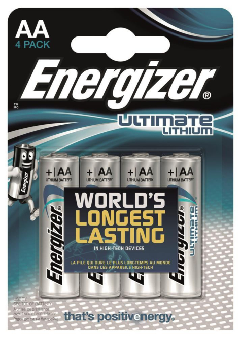Energizer Batterie Lithium UCE91B4 24615 1,5V Mignon AA 3000mAh 4er Blister Energizer Batterie Lithium UCE91B4 24615 1,5V Mignon AA 3000mAh 4er Blister von Batterien-Vertrieb