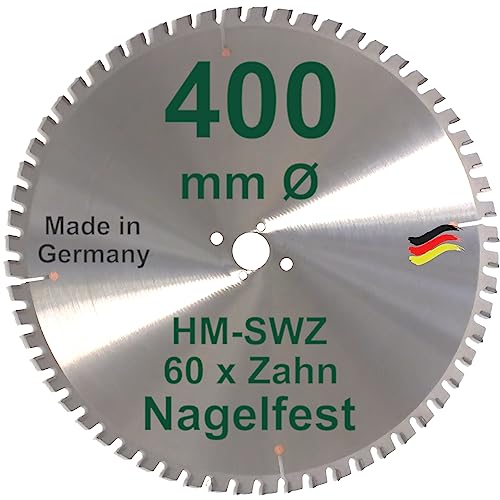 HM Kreissägeblatt 400 x 30 Z= 60 SWZ SUPER nagelfest Sägeblatt 400mm für Bauholz Naturholz Brennholz Hartholz Schalholz Faserplatten Leimholz Sägen mit Wippsäge Tischkreissäge Kreissäge Brennholzsäge HM Kreissägeblatt 400 x 30 Z= 60 SWZ SUPER nagelfest Sägeblatt 400mm für Bauholz Naturholz Brennholz Hartholz Schalholz Faserplatten Leimholz Sägen mit Wippsäge Tischkreissäge Kreissäge Brennholzsäge von BauSupermarkt24