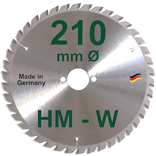 HM Sägeblatt 210 x 30 mm Zähne 42 W Kreissägeblatt Hartmetall 210mm Ersatzsägeblatt für AEG Atlas Copco Black & Decker Bosch Elektra Elu Fein Haffner Hitachi Holz-Her Mafell Metabo Skil Handkreissäge HM Sägeblatt 210 x 30 mm Zähne 42 W Kreissägeblatt Hartmetall 210mm Ersatzsägeblatt für AEG Atlas Copco Black & Decker Bosch Elektra Elu Fein Haffner Hitachi Holz-Her Mafell Metabo Skil Handkreissäge von BauSupermarkt24
