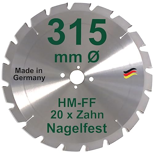 HM Sägeblatt 315 x 30 mm NAGELFEST FF Hartmetall FSP Kreissägeblatt 315mm für Bauholz Brennholz Schalholz Leimholz zum Sägen mit Wippsäge Tischkreissäge Kreissäge Kappsäge Brennholzsäge Tischsäge HM Sägeblatt 315 x 30 mm NAGELFEST FF Hartmetall FSP Kreissägeblatt 315mm für Bauholz Brennholz Schalholz Leimholz zum Sägen mit Wippsäge Tischkreissäge Kreissäge Kappsäge Brennholzsäge Tischsäge von BauSupermarkt24