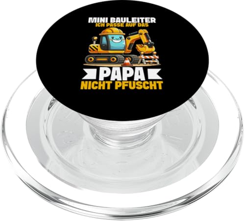 Mini Bauleiter Baustelle Jungen Bagger Kinder Bauindustrie PopSockets PopGrip für MagSafe Mini Bauleiter Baustelle Jungen Bagger Kinder Bauindustrie PopSockets PopGrip für MagSafe von Bauarbeiter Baumaschinen Kinder Geschenke Jungen