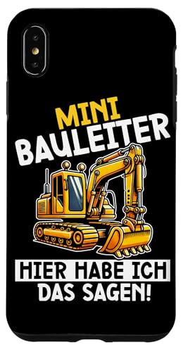 Mini Bauleiter Hier Habe Ich Das Sagen Baustelle Bagger Hülle für iPhone XS Max Mini Bauleiter Hier Habe Ich Das Sagen Baustelle Bagger Hülle für iPhone XS Max von Bauarbeiter Baumaschinen Kinder Geschenke Jungen