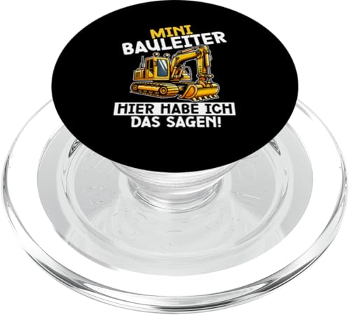 Mini Bauleiter Hier Habe Ich Das Sagen Baustelle Bagger PopSockets PopGrip für MagSafe Mini Bauleiter Hier Habe Ich Das Sagen Baustelle Bagger PopSockets PopGrip für MagSafe von Bauarbeiter Baumaschinen Kinder Geschenke Jungen