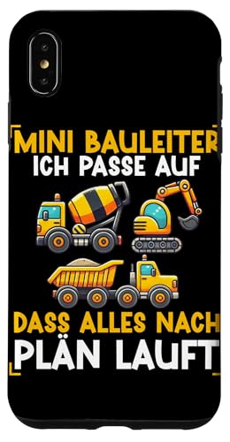 Mini Bauleiter Ich Passe Auf Dass Alles Nach Plän Lauft Hülle für iPhone XS Max Mini Bauleiter Ich Passe Auf Dass Alles Nach Plän Lauft Hülle für iPhone XS Max von Bauarbeiter Baumaschinen Kinder Geschenke Jungen
