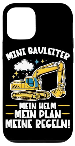 Mini Bauleiter Mein Helm Mein Plan Meine Regeln Bagger Hülle für iPhone 12/12 Pro Mini Bauleiter Mein Helm Mein Plan Meine Regeln Bagger Hülle für iPhone 12/12 Pro von Bauarbeiter Baumaschinen Kinder Geschenke Jungen