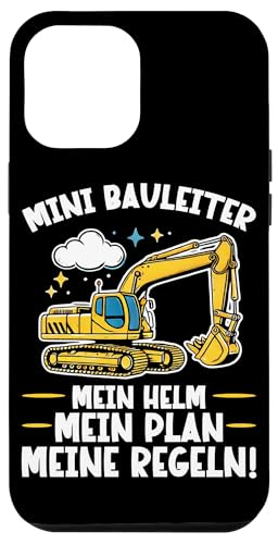 Mini Bauleiter Mein Helm Mein Plan Meine Regeln Bagger Hülle für iPhone 12 Pro Max Mini Bauleiter Mein Helm Mein Plan Meine Regeln Bagger Hülle für iPhone 12 Pro Max von Bauarbeiter Baumaschinen Kinder Geschenke Jungen