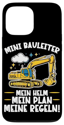 Mini Bauleiter Mein Helm Mein Plan Meine Regeln Bagger Hülle für iPhone 13 Pro Max Mini Bauleiter Mein Helm Mein Plan Meine Regeln Bagger Hülle für iPhone 13 Pro Max von Bauarbeiter Baumaschinen Kinder Geschenke Jungen
