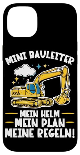 Mini Bauleiter Mein Helm Mein Plan Meine Regeln Bagger Hülle für iPhone 14 Plus Mini Bauleiter Mein Helm Mein Plan Meine Regeln Bagger Hülle für iPhone 14 Plus von Bauarbeiter Baumaschinen Kinder Geschenke Jungen