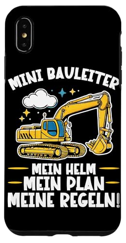 Mini Bauleiter Mein Helm Mein Plan Meine Regeln Bagger Hülle für iPhone XS Max Mini Bauleiter Mein Helm Mein Plan Meine Regeln Bagger Hülle für iPhone XS Max von Bauarbeiter Baumaschinen Kinder Geschenke Jungen