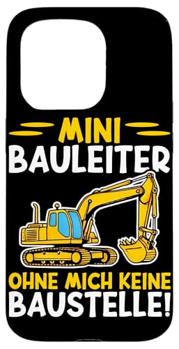 Mini Bauleiter Ohne Mich Keine Baustelle Bagger Kinder Hülle für iPhone 15 Pro Mini Bauleiter Ohne Mich Keine Baustelle Bagger Kinder Hülle für iPhone 15 Pro von Bauarbeiter Baumaschinen Kinder Geschenke Jungen