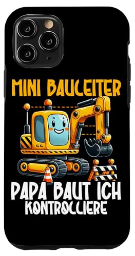 Mini Bauleiter Papa Baut Ich Kontrolliere Bagger Kinder Hülle für iPhone 11 Pro Mini Bauleiter Papa Baut Ich Kontrolliere Bagger Kinder Hülle für iPhone 11 Pro von Bauarbeiter Baumaschinen Kinder Geschenke Jungen