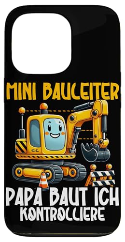 Mini Bauleiter Papa Baut Ich Kontrolliere Bagger Kinder Hülle für iPhone 13 Pro Mini Bauleiter Papa Baut Ich Kontrolliere Bagger Kinder Hülle für iPhone 13 Pro von Bauarbeiter Baumaschinen Kinder Geschenke Jungen