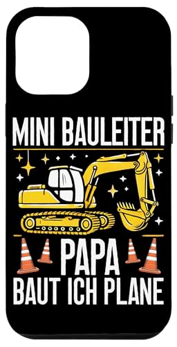 Mini Bauleiter Papa Baut ich Plane Bagger Baustelle Kinder Hülle für iPhone 12 Pro Max Mini Bauleiter Papa Baut ich Plane Bagger Baustelle Kinder Hülle für iPhone 12 Pro Max von Bauarbeiter Baumaschinen Kinder Geschenke Jungen