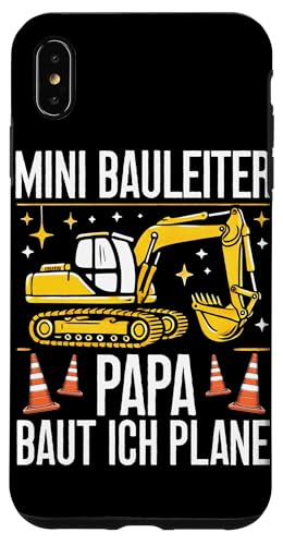 Mini Bauleiter Papa Baut ich Plane Bagger Baustelle Kinder Hülle für iPhone XS Max Mini Bauleiter Papa Baut ich Plane Bagger Baustelle Kinder Hülle für iPhone XS Max von Bauarbeiter Baumaschinen Kinder Geschenke Jungen