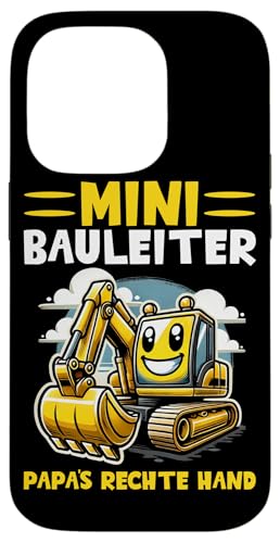 Mini Bauleiter Papa's Rechte Hand Baustelle Bauherr Bagger Hülle für iPhone 14 Pro Mini Bauleiter Papa's Rechte Hand Baustelle Bauherr Bagger Hülle für iPhone 14 Pro von Bauarbeiter Baumaschinen Kinder Geschenke Jungen