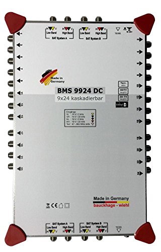 BMS 9924 DC Multischalter 9/24 Kaskadierbar für 2 Satelliten & 24 Teilnehmer BMS 9924 DC Multischalter 9/24 Kaskadierbar für 2 Satelliten & 24 Teilnehmer von Bauckhage