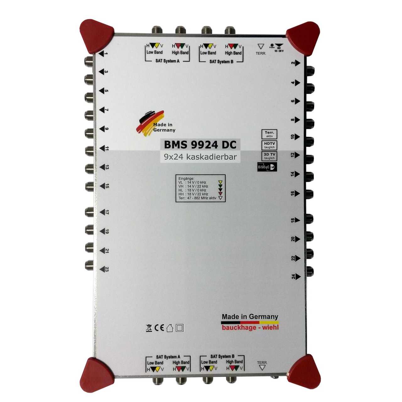 BMS 9924 DC Multischalter 9/24 Kaskadierbar BMS 9924 DC Multischalter 9/24 Kaskadierbar von Bauckhage