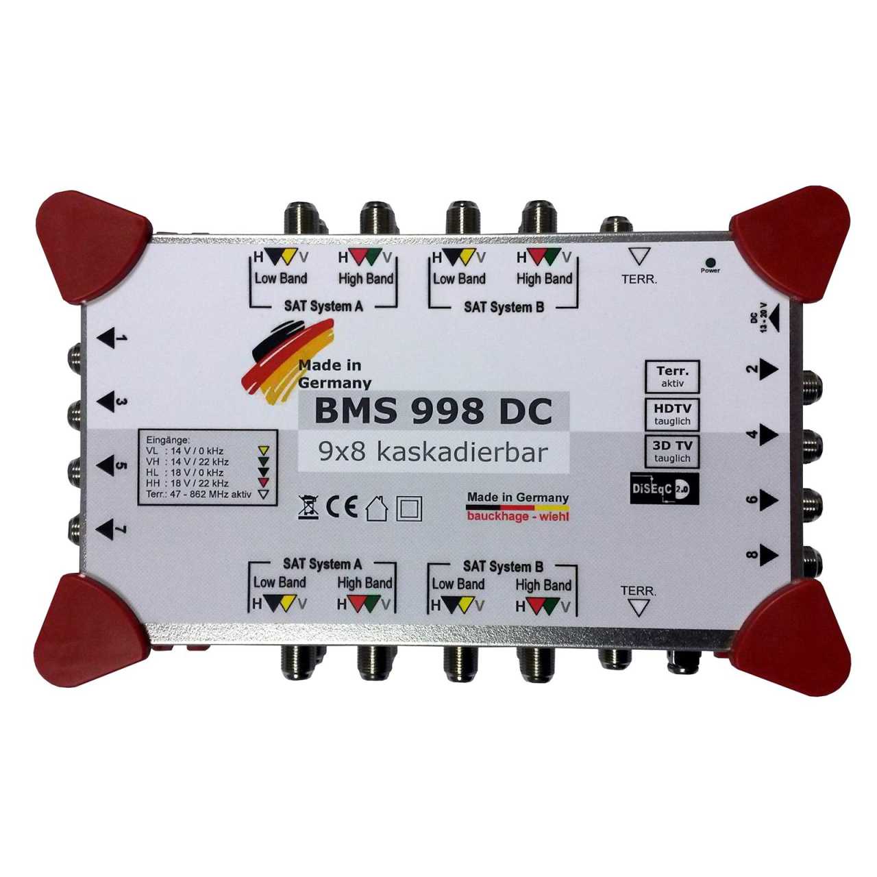 BMS 998 DC Multischalter 9/8 Kaskadierbar BMS 998 DC Multischalter 9/8 Kaskadierbar von Bauckhage