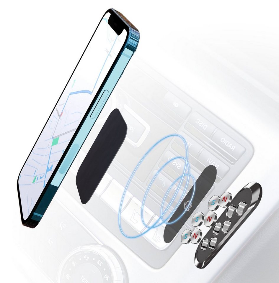 Bauer United Doppelpack Slim Magnet Handyhalterung Auto Kleiner Handy Halter Smartphone-Halterung Bauer United Doppelpack Slim Magnet Handyhalterung Auto Kleiner Handy Halter Smartphone-Halterung von Bauer United