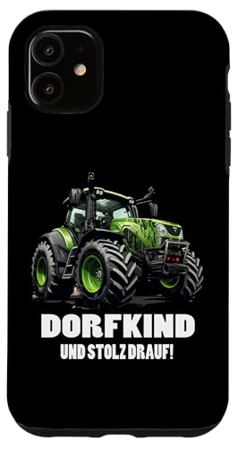Hülle für iPhone 11 Dorfkind Traktor Design Landwirt & Bauern Trecker Geschenk von Bauer & Landwirt Dorfkind Geschenke