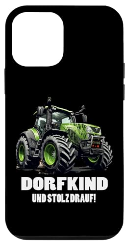 Hülle für iPhone 12 mini Dorfkind Traktor Design Landwirt & Bauern Trecker Geschenk von Bauer & Landwirt Dorfkind Geschenke