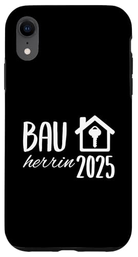 Bauherrin 2025 Hausbau Eigenheim Bauherren Hülle für iPhone XR Bauherrin 2025 Hausbau Eigenheim Bauherren Hülle für iPhone XR von Bauherr & Bauherrin Geschenk für Hausbau Eigenheim