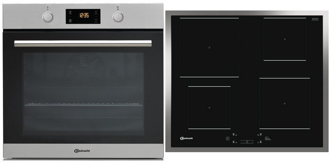 BAKO 200 PI Herdset mit Induktionskochfeld edelstahl + edelstahl / A+ von Bauknecht