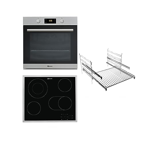 Bauknecht BAKO 366 Hydro/Einbau Backofen-Kochfeld Kombination/Backofen (60 cm)/EEK A+/Glaskeramik-Kochfeld (60 cm)/Diamond Clean/XXL Garraum/Kochfeld-2Kreis-Zone/Bräterzone/Direct Access-Touch Control von Bauknecht