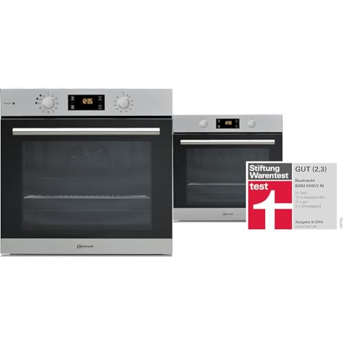 Bauknecht BAR2S K8 V2 IN Dampf-Backofen inklusive 2-fach Backauszug/A+/71 L Maxi-Garraum & BAR2 KH8V2 IN Einbau-Backofen/A+/71 L/hydrolytische Selbstreinigungsfunktion von Bauknecht